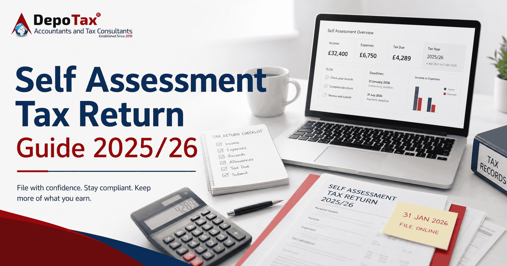 Self Assessment Tax Return Guide 2025/26 | DepoTax